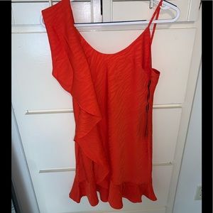 ADORABLE orange/red dress!